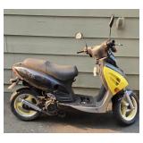Yellow Moped/Scooter