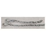 (2) Trailer Tow Safety Chains