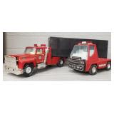 (2) Nylint Trucks w/ Trailer