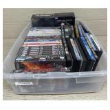 Tote of DVDs