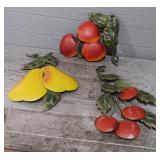 Metal Fruit Wall Decor