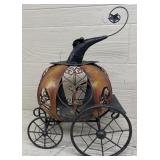 Pumpkin Chariot Candle Holder