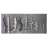 (10) Sword Pendants