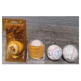 Variety of Signed Baseballs