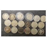 (18) U.S. Liberty 'V' Nickels