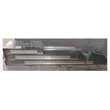 (3) Stainless Floating Shelves