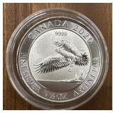 2020 1.5oz Canadian Bald Eagle .999 Fine Silver
