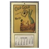 1935 Old Gold Tobacco Calendar
