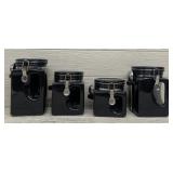 (4) Kitchen Canisters