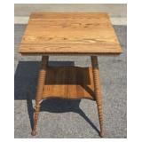Wood End Table