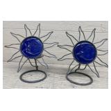 Vintage Cobalt Yard Art