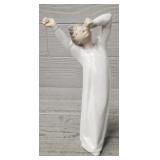 Lladro Boy Yawning Figurine