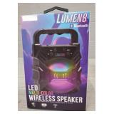Sealed Lumen 8 Bluetooth LED Wireless Speaker