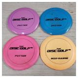(4) Disc Golf Disc's