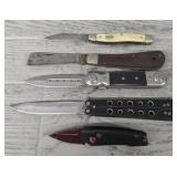 (5) Various Pocket Knives