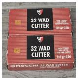 (100) 32 WAD Cutter Rounds