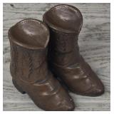 Wood Mini Boot Decor