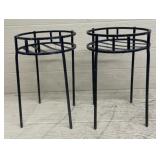 (2) Metal Plant Stands