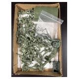 (40pc) 1963 Marx MPC Tim-Mee WWII Toy Soldiers