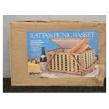 Rattan Picnic Basket