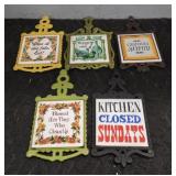 (5) Decorative Trivets #5