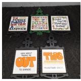 (5) Decorative Trivets #6