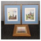 (3) Signed Art Pieces