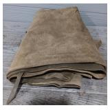 Large Pc of Green Leather Hide