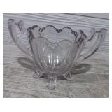 Vintage Purple Open Sugar Dish