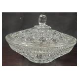 Mid-Century Crystal Candy Dish