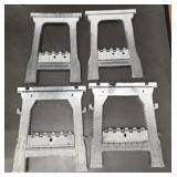 (4) Fold Up Saw Horses