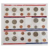 1985, 1987, 1993 P & D Mint Proof Sets