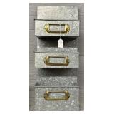 Smith & Hawken Heavy Galvanized Steel Organizer