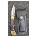 Vintage Buck 112 Buck Knife w/ Sheath