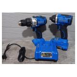 Kobalt Impact Drill & Drll Charger & Battery