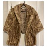 Vintage Rosoff Originals Real Mink Fur Capelet
