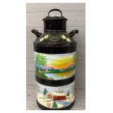 Vintage 1983 5 Gallon Painted Milk Can