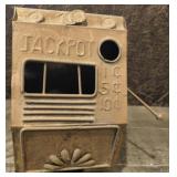 Vintage Copper Music Box Slot Machine