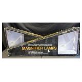 (2)VTG Fluorescent Swing-arm Magnifier Desk Lamps