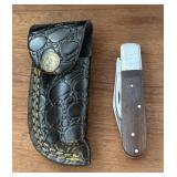 2-Blade Folding Knife w/ Sheath #2