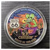 Rat Fink Route 66 Token