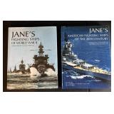 (2) Naval History Jane's Military Books