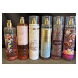 (6) Ed Hardy & Bath & Body Works Perfume Sprays