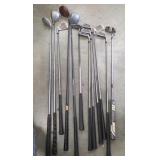 Assortment of Golf Clubs & Putters