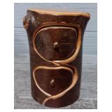 Wood Log Jewelry Box