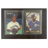 (2) Mariners Ken Griffey Jr. Rookie Cards