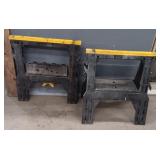(2) Folding Sawhorses