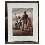 1940 Jim Daily 'A New Beginning' Lithograph
