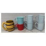 (7) Coffee Mugs - (2) Fiesta Ware Coffee Mugs