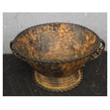 Metal Fruit Bowl w/ Handles